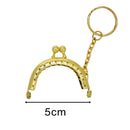 Metal clasp for handbag, arc frame, for coins, sewing, hardware.-3